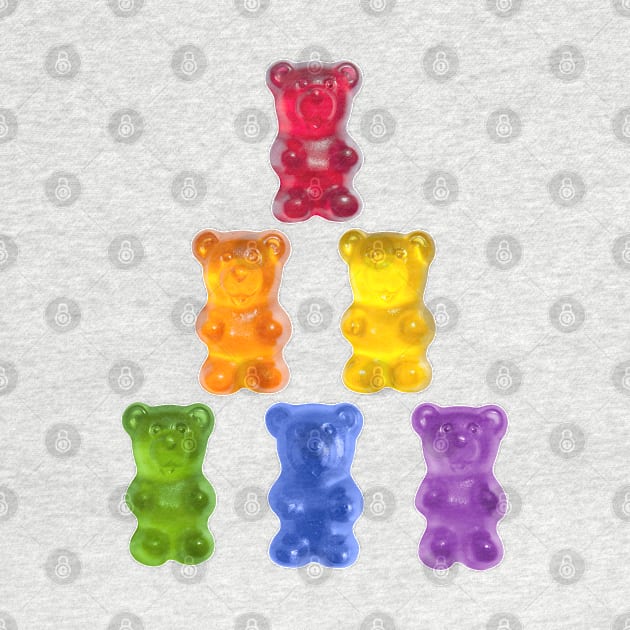 gummy bear pyramid by mystudiocreate